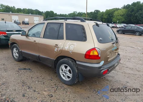 2002 Hyundai Santa Fe Gls/Lx from USA, damaged, VIN KM8SC73D22U314859